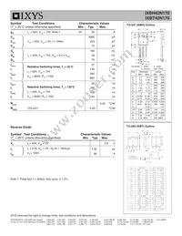 IXBH42N170 Datasheet Page 2