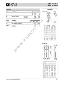 IXBH5N160G Datasheet Page 2