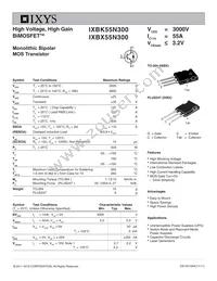 IXBK55N300 Datasheet Cover