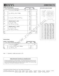 IXBN75N170 Datasheet Page 2