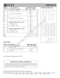 IXBR42N170 Datasheet Page 2