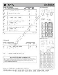 IXBT12N300HV Datasheet Page 2