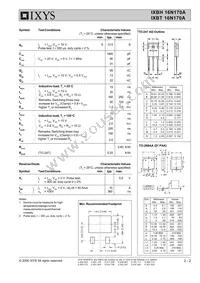 IXBT16N170A Datasheet Page 2