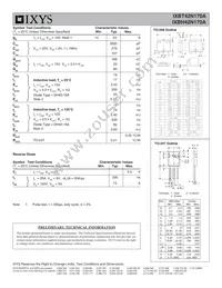 IXBT42N170A Datasheet Page 2