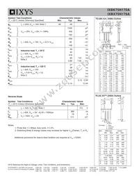 IXBX75N170A Datasheet Page 2