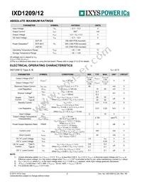 IXD1209F502MR-G Datasheet Page 2