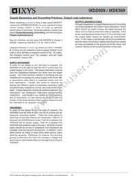 IXDD509D1T/R Datasheet Page 13