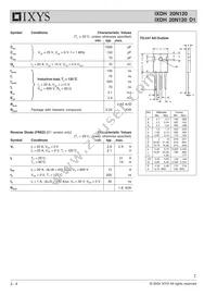 IXDH20N120D1 Datasheet Page 2