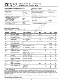 IXDN414YI Datasheet Page 3