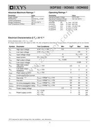 IXDN502SIA Datasheet Page 3