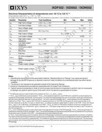 IXDN502SIA Datasheet Page 4