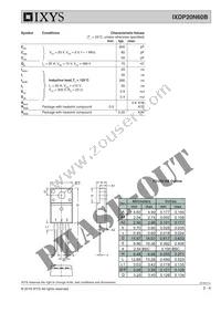 IXDP20N60B Datasheet Page 2