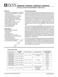 IXDS430SI Datasheet Cover