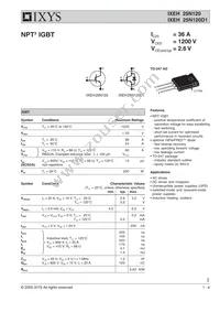 IXEH25N120D1 Datasheet Cover