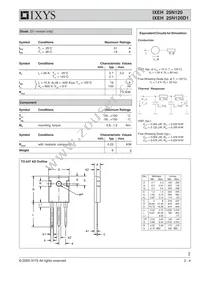 IXEH25N120D1 Datasheet Page 2