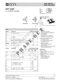 IXEN60N120D1 Datasheet Cover