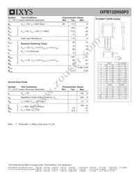 IXFB132N50P3 Datasheet Page 2