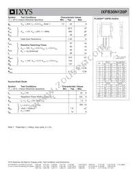 IXFB30N120P Datasheet Page 2