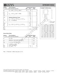 IXFB38N100Q2 Datasheet Page 2