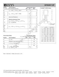 IXFB40N110P Datasheet Page 2