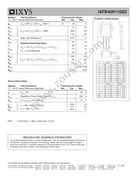 IXFB40N110Q3 Datasheet Page 2