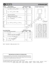 IXFB44N100P Datasheet Page 2