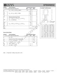 IXFB50N80Q2 Datasheet Page 2