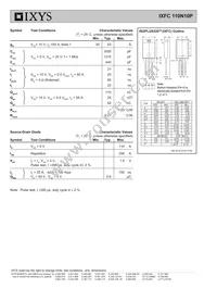 IXFC110N10P Datasheet Page 2