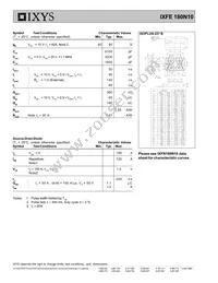 IXFE180N10 Datasheet Page 2