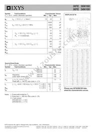 IXFE36N100 Datasheet Page 2