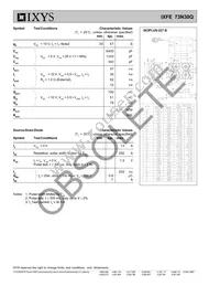 IXFE73N30Q Datasheet Page 2