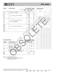 IXFE80N50 Datasheet Page 2