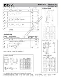 IXFH102N15T Datasheet Page 2