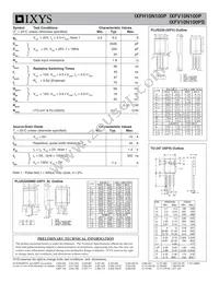 IXFH10N100P Datasheet Page 2