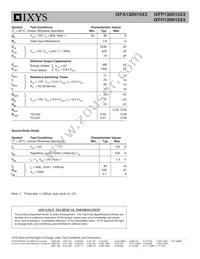 IXFH130N15X3 Datasheet Page 2
