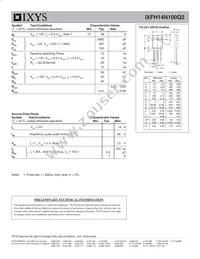 IXFH14N100Q2 Datasheet Page 2