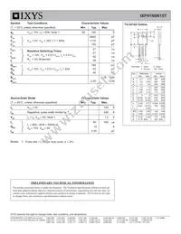 IXFH160N15T Datasheet Page 2