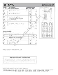 IXFH230N10T Datasheet Page 2