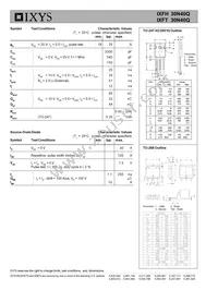 IXFH30N40Q Datasheet Page 2