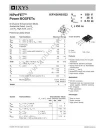 IXFH36N55Q2 Datasheet Cover