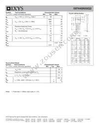 IXFH40N50Q2 Datasheet Page 2