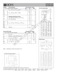 IXFH6N100F Datasheet Page 2
