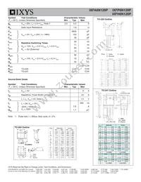 IXFH6N120P Datasheet Page 2
