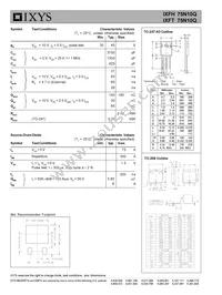 IXFH75N10Q Datasheet Page 2