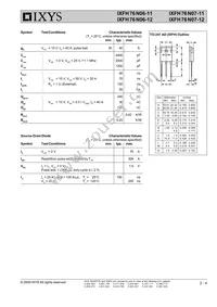 IXFH76N07-12 Datasheet Page 2