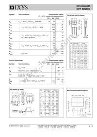 IXFH80N085 Datasheet Page 2