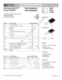 IXFK120N65X2 Datasheet Cover