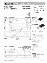 IXFK20N120 Cover