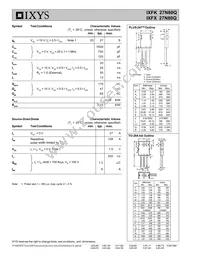 IXFK27N80Q Datasheet Page 2