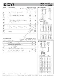 IXFK30N100Q2 Datasheet Page 2